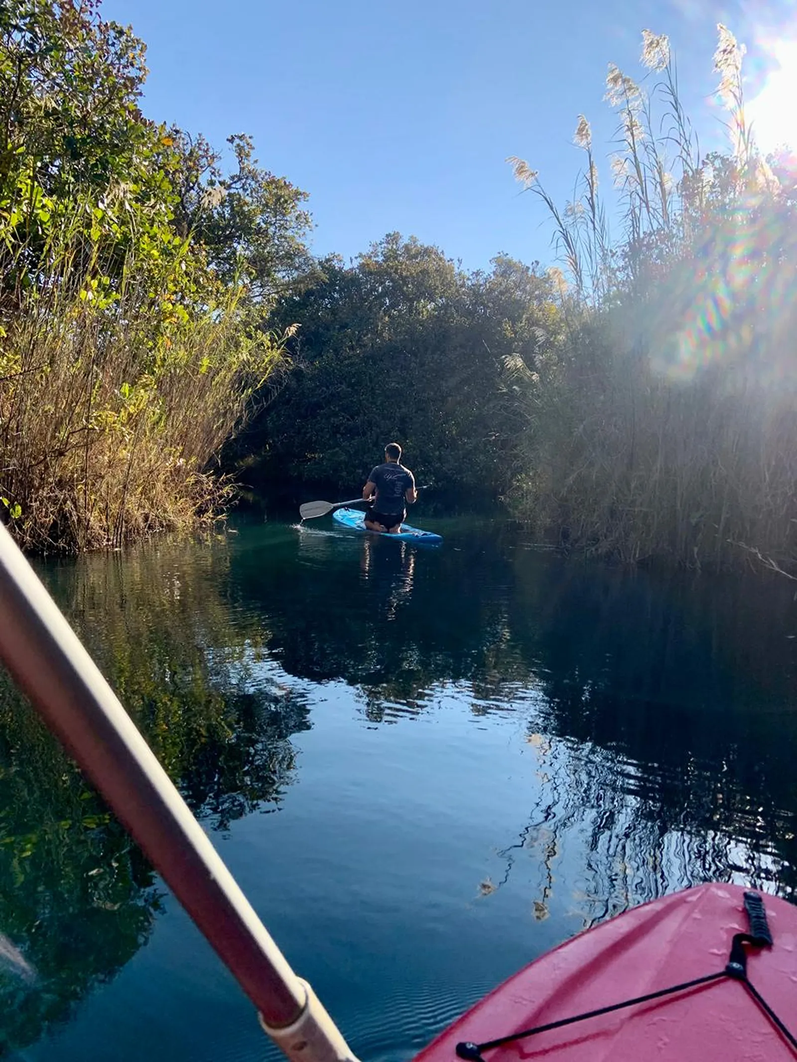 Paddleboarding at Mutinondo